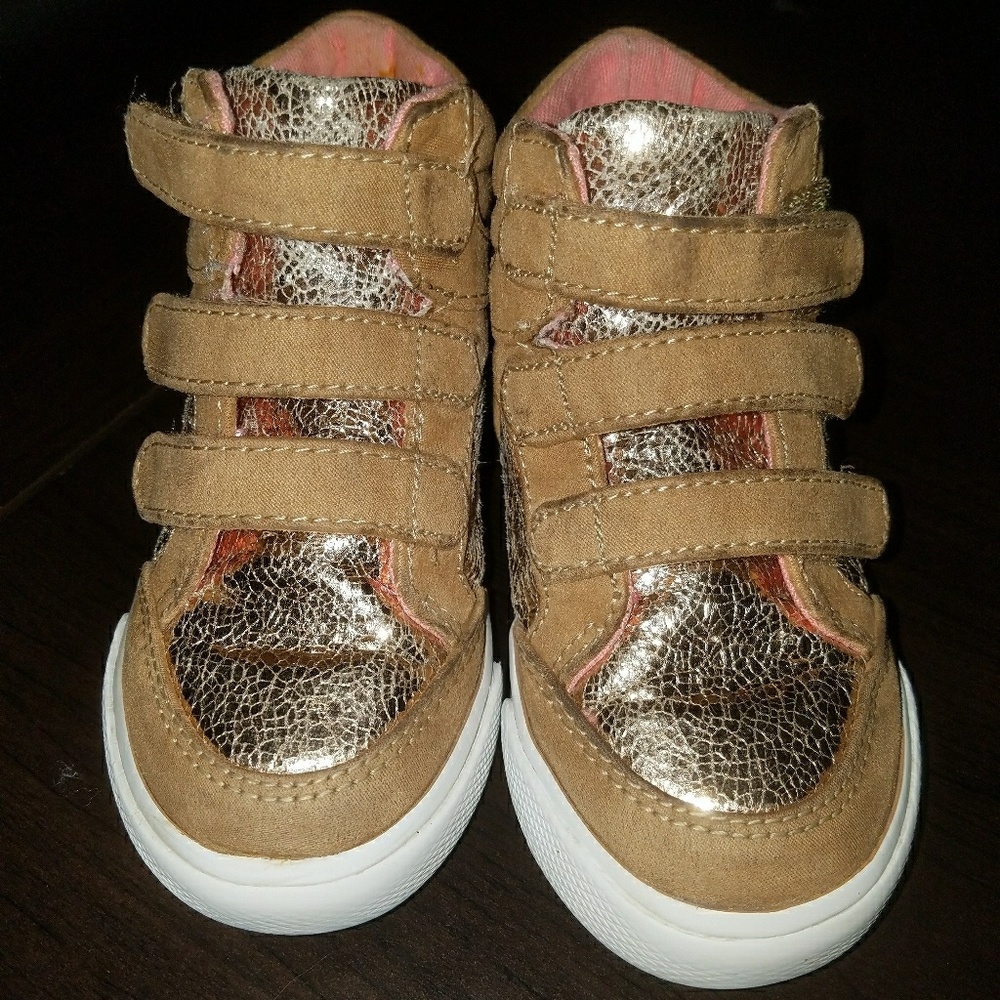 Gold Toddler High Tops