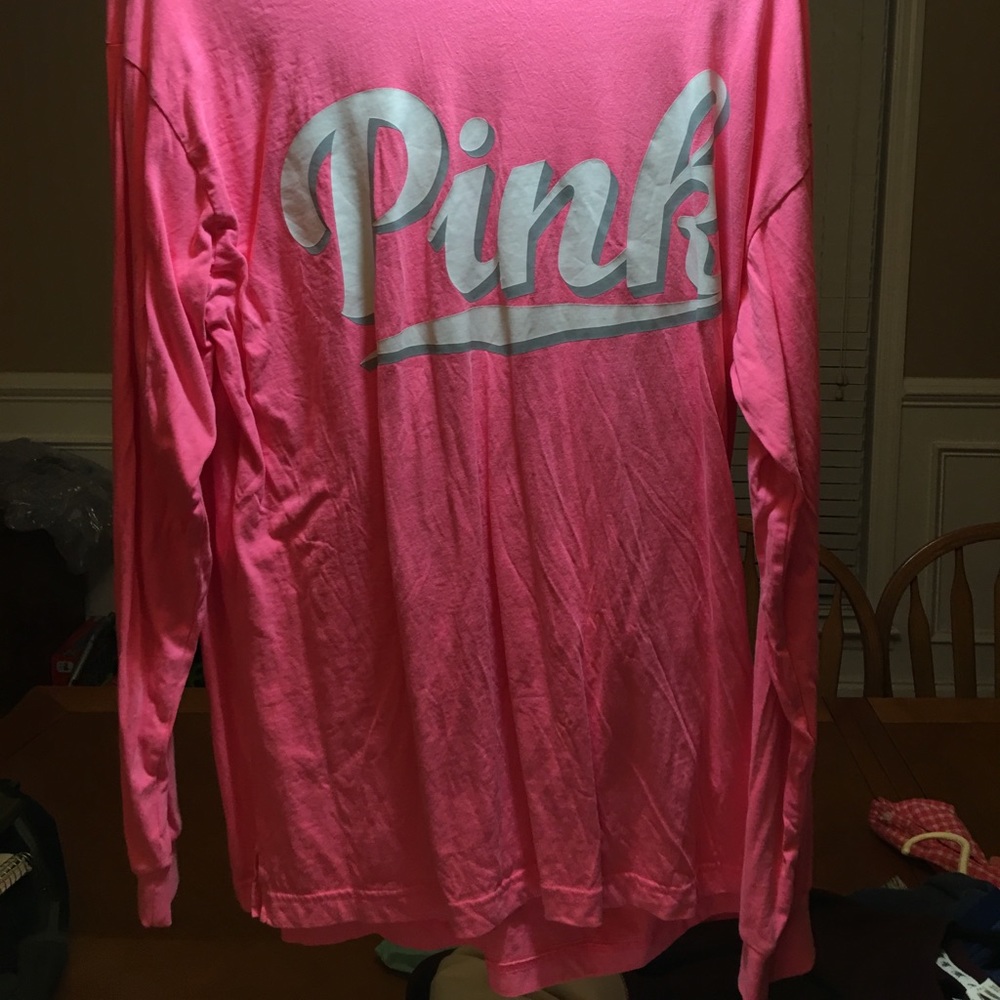 Pink long sleeve tshirt