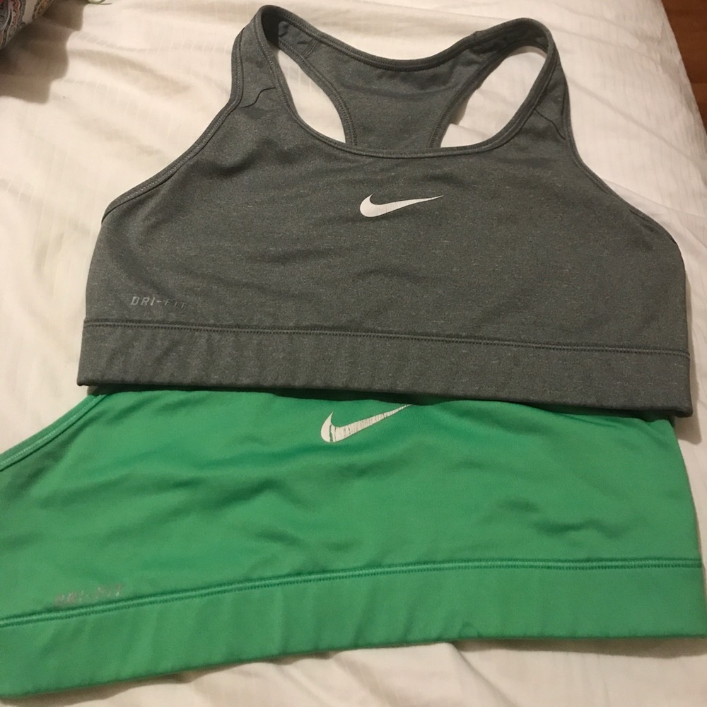 NIKE dri fit sports bras!!