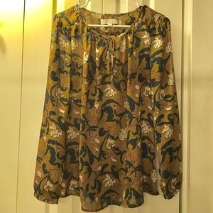 [Med] EUC - Long Sleeve Blouse by Loft