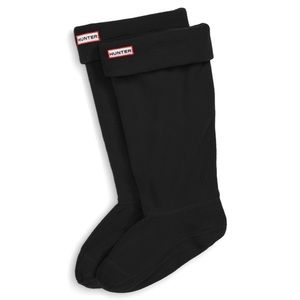 Hunter - Boot Socks - Black Fleece - Size M