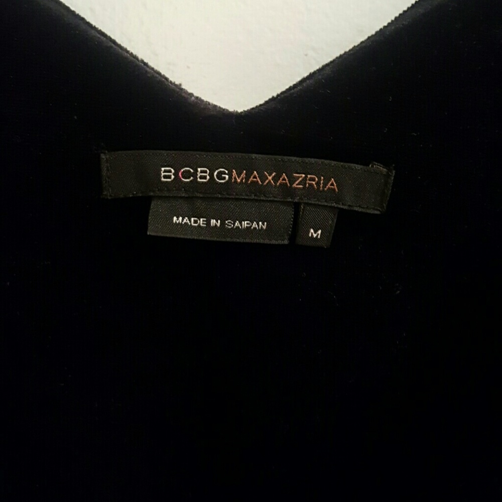 BCBG sexy velour top - Picture 1 of 4