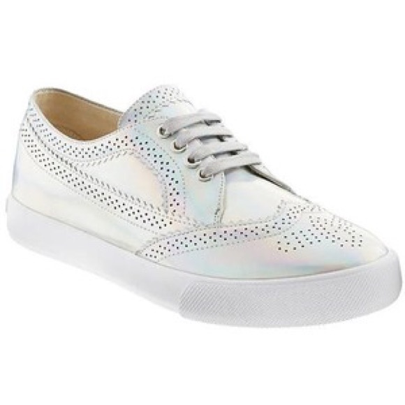 Banana Republic Krysta Brogue Iridescent Sneakers - Picture 6 of 6
