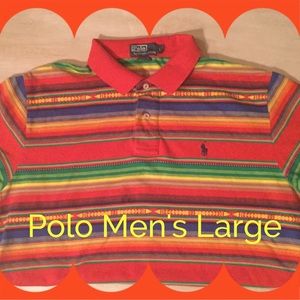 Ralph Lauren Men's Polo Short Sleeve in Large.