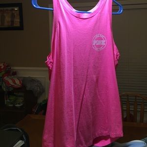 Pink sleeveless tshirt