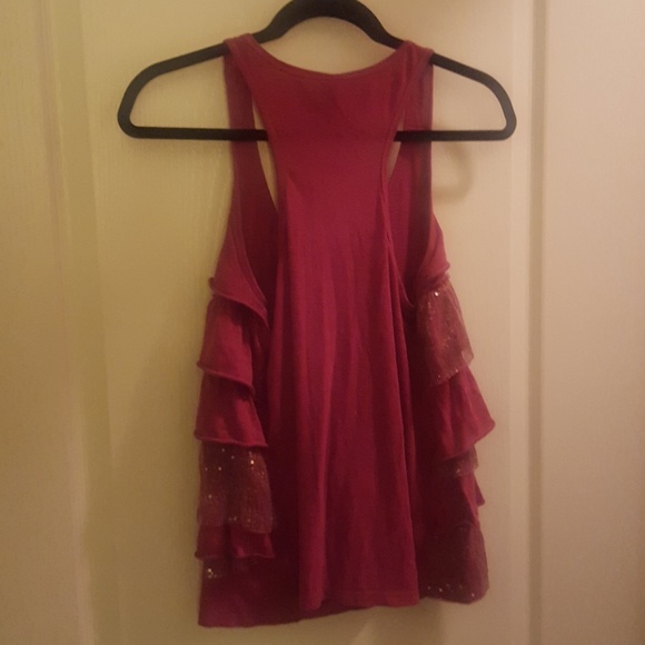 Aeropostale Ruffled Tank Top - Picture 2 of 3