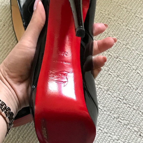 Christian Louboutin Lady Peep black - Picture 4 of 8