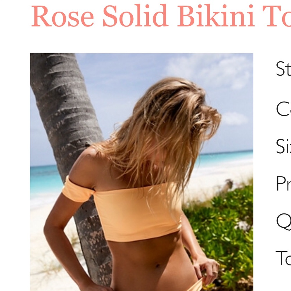Free people swim top