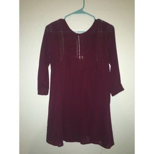 A&F Maroon Dress