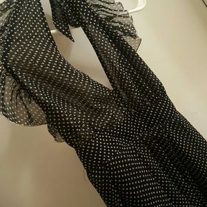 Sexy ruffle halter dress