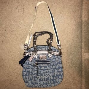 Denim Coach Poppy Purse!