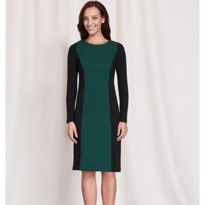 BODEN SERENA PONTE SHIFT DRESS Color Block