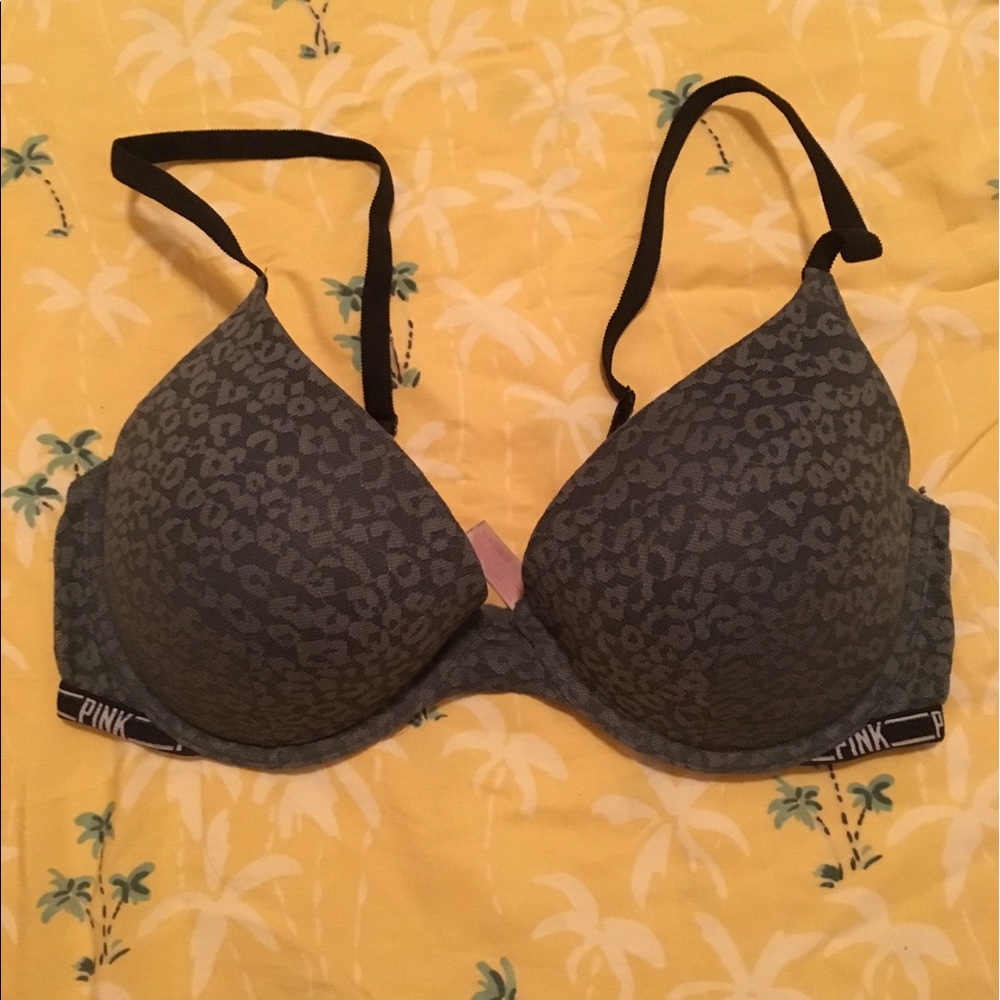 grey Victoria's Secret bra