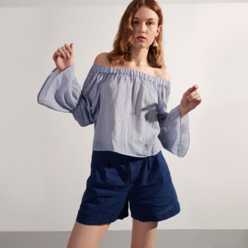 club monaco off the shoulder top