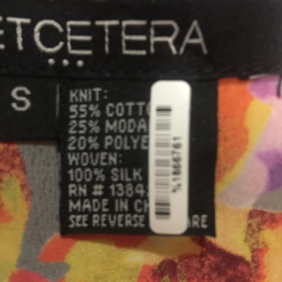 ❌SOLD❌Etcetera Cardi/silk top set - Picture 7 of 7