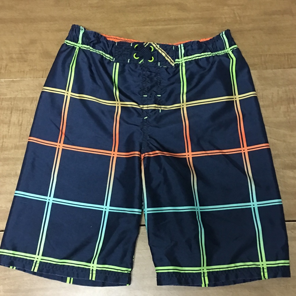 Boys swim trunks- size large