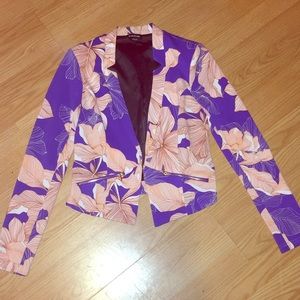 Bebe Floral Blazer Size M