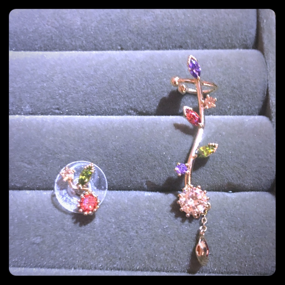 Gorgeous gemstone AB style earrings