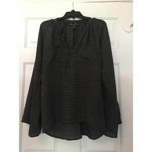 Winter Kate Dots Vintage Silk Tunic Blouse