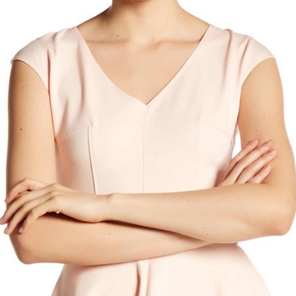 Love...Ady V-neck Fit and Flare Dress