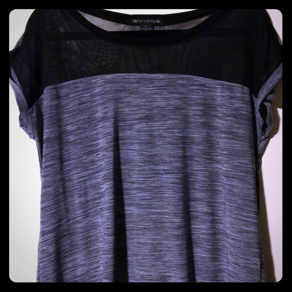 Cute grey and black top