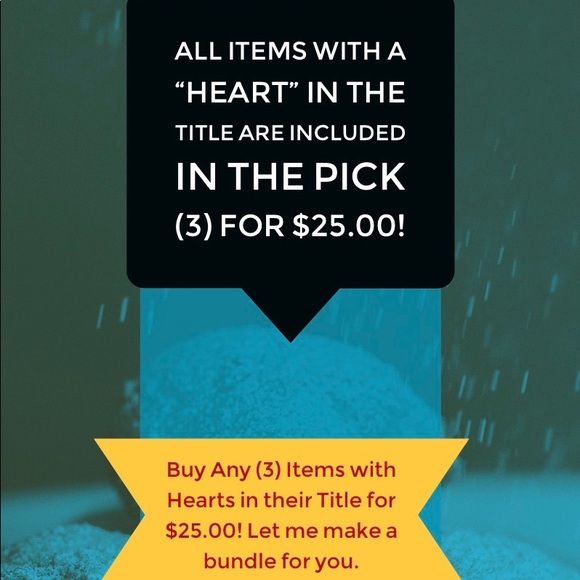 ❤️ 's Are a Deal. Pick any (3) Items for $25.00 - Picture 1 of 1