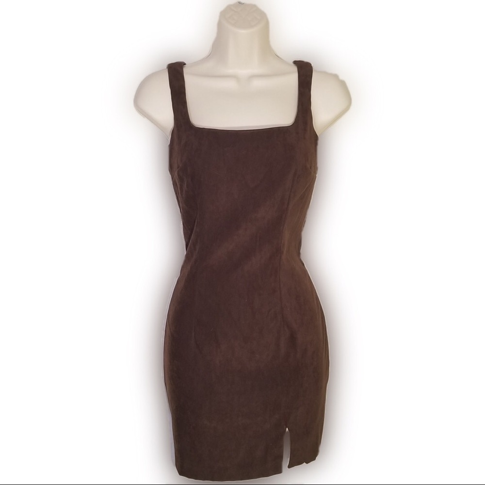 Velvet Brown Dress - Picture 2 of 5