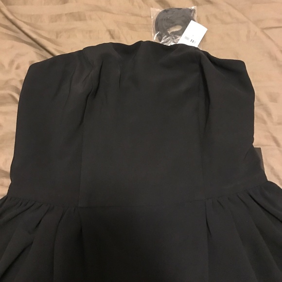 Little Black Strapless Cocktail Dress from Express - Picture 4 of 7