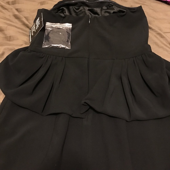 Little Black Strapless Cocktail Dress from Express - Picture 5 of 7