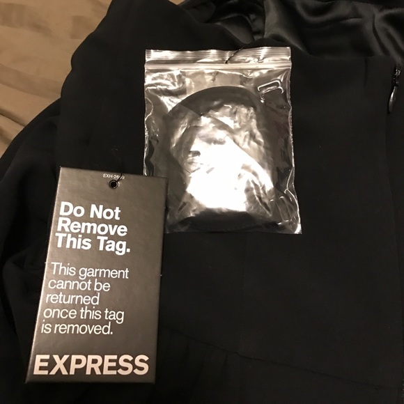 Little Black Strapless Cocktail Dress from Express - Picture 6 of 7