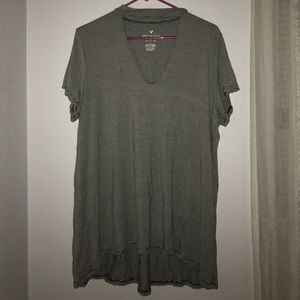 AE Striped Choker Top