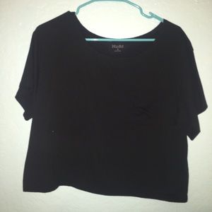 MUDD Black Crop Top
