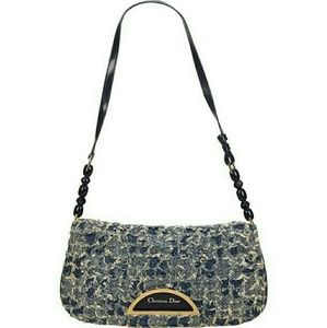 Vintage Dior Malice handbag in denim canvas
