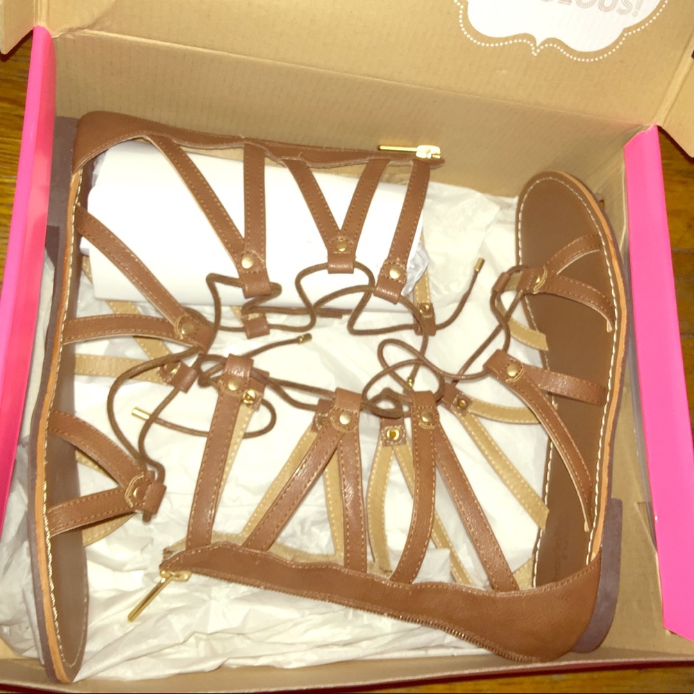 Tan Gladiator Sandals
