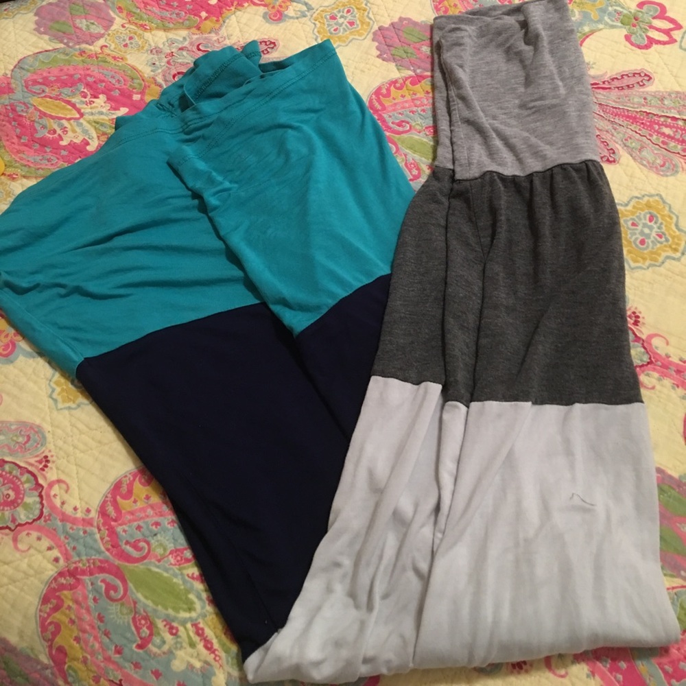 Beautiful Block Color Maxi Skirt