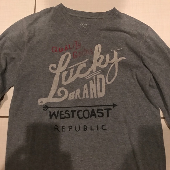 Lucky Brand long sleeve tshirt - Picture 2 of 6