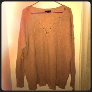 AE Pink Knit Sweater
