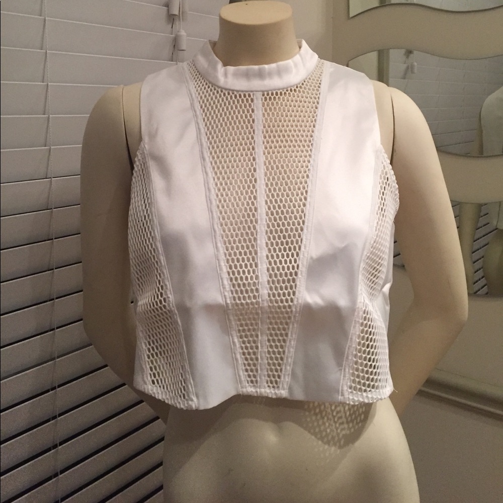 Mesh crop top