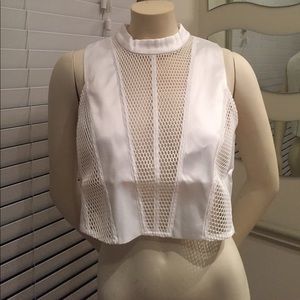 Mesh crop top
