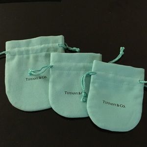 Tiffany jewelry pouches