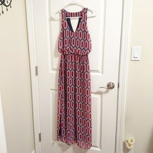 Geometric Print Maxi | Banana Republic