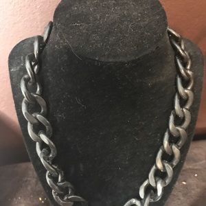 Black chain necklace
