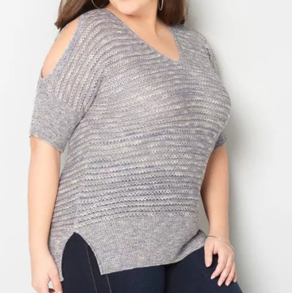 Avenue cold shoulder sweater size 18/20