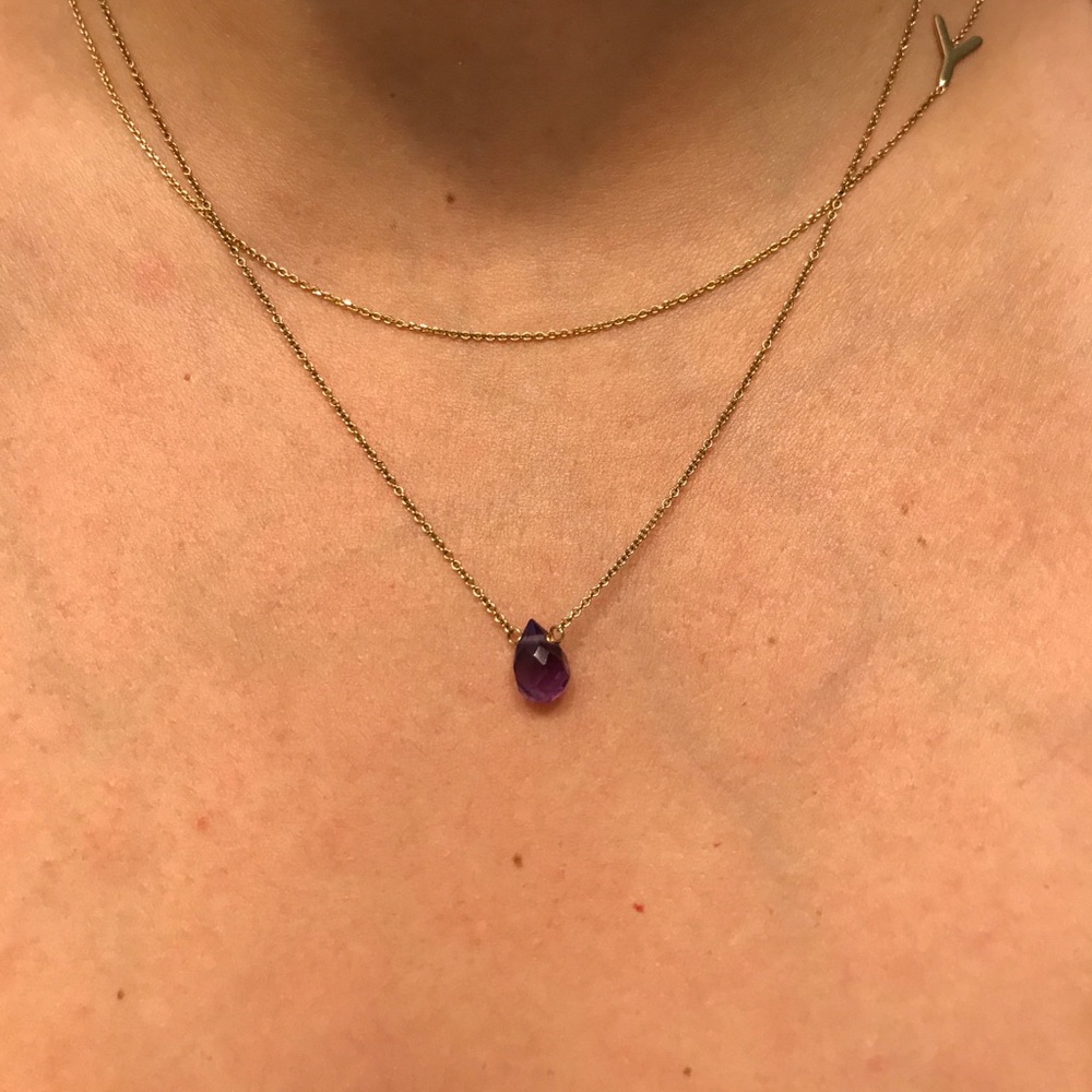 Dogeared Amethyst necklace