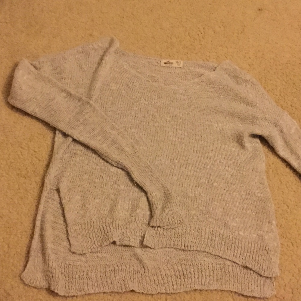 hollister loose knit sweater