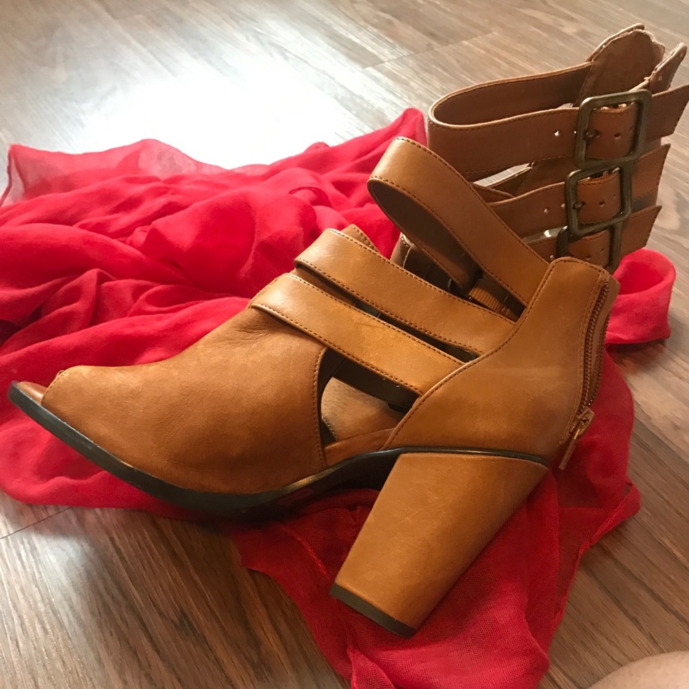 Tan Booties
