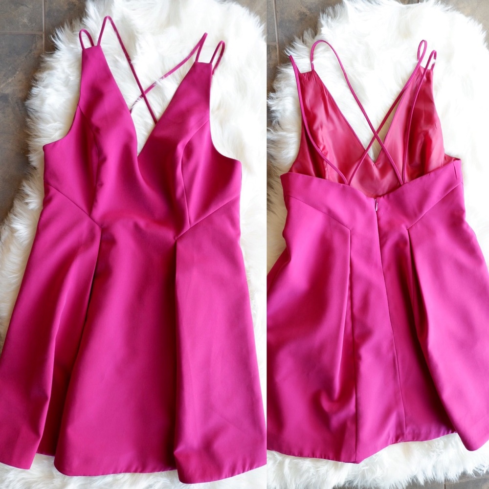 Top shop pink dress NWT size 14