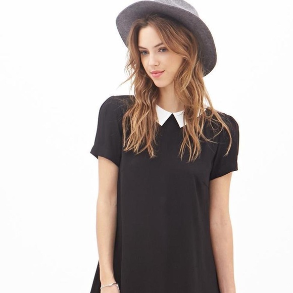 ⚡️SOLD⚡️F21 Ivory Lace Peter-Pan Collared Dress - Picture 2 of 2