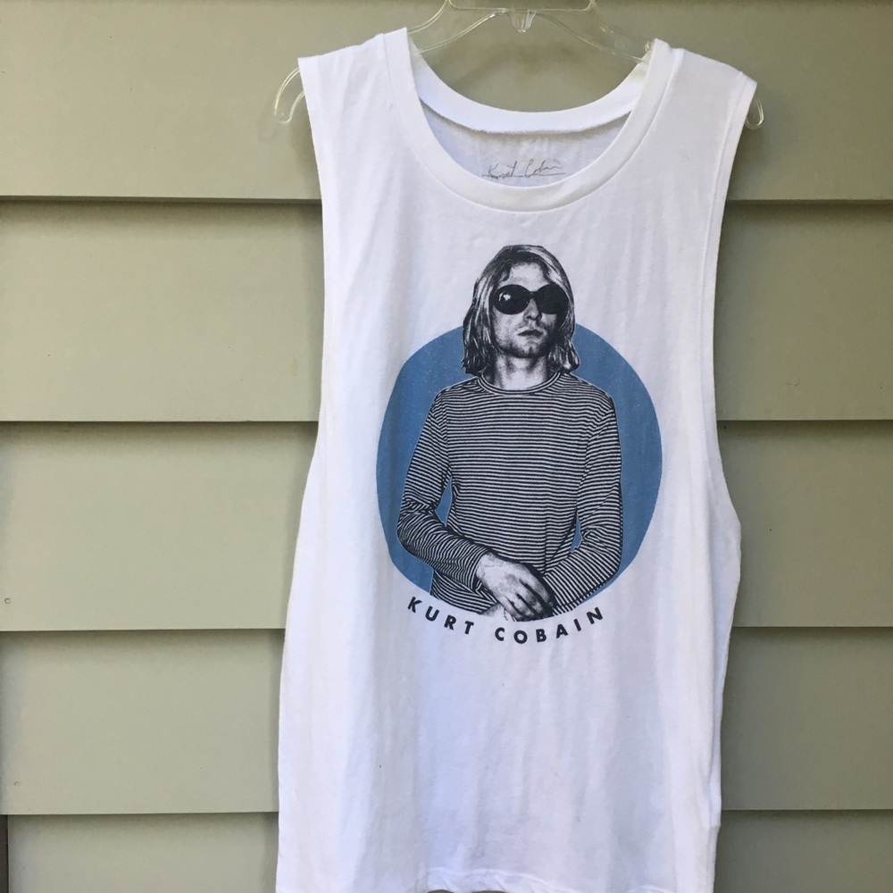kurt cobain muscle tee. **NEEDS TO GO