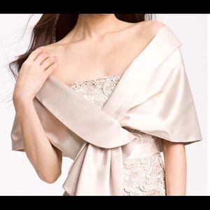 Satin Wrap by Adrianna Papell, Champagne